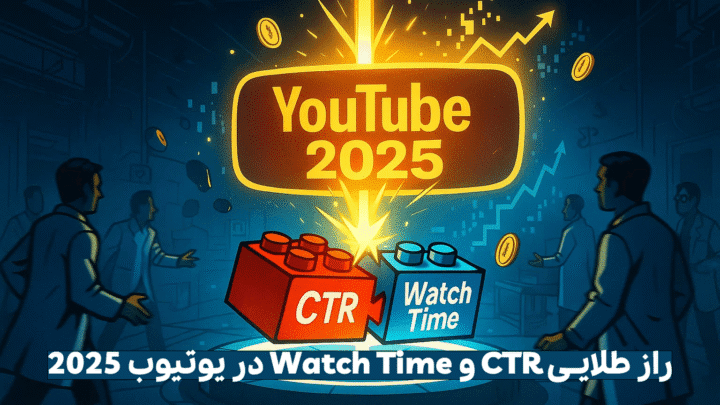 نسبت طلایی CTR به Watch Time؛ کلید موفقیت در الگوریتم یوتیوب 2025
