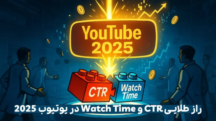 نسبت طلایی CTR به Watch Time؛ کلید موفقیت در الگوریتم یوتیوب 2025