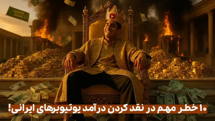 ۱۰خطر بزرگ در نقد درآمد یوتیوب برای ایرانی‌ها و راه‌های نجات