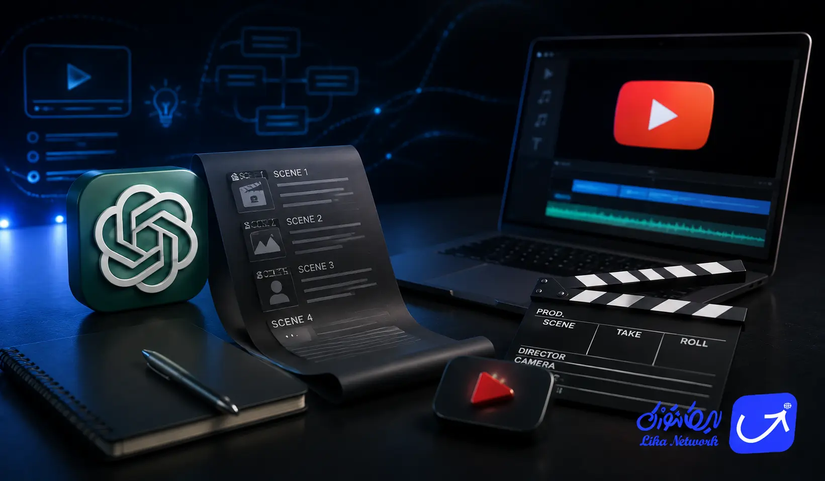 سناریونویسی با ChatGPT برای یوتیوب
